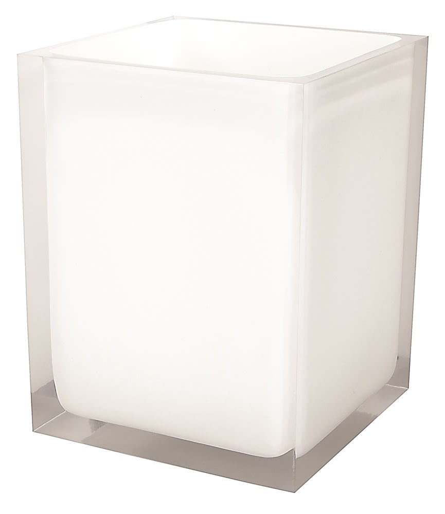 GuestSupply US | Cubix White Collection, 9 Quart Wastebasket